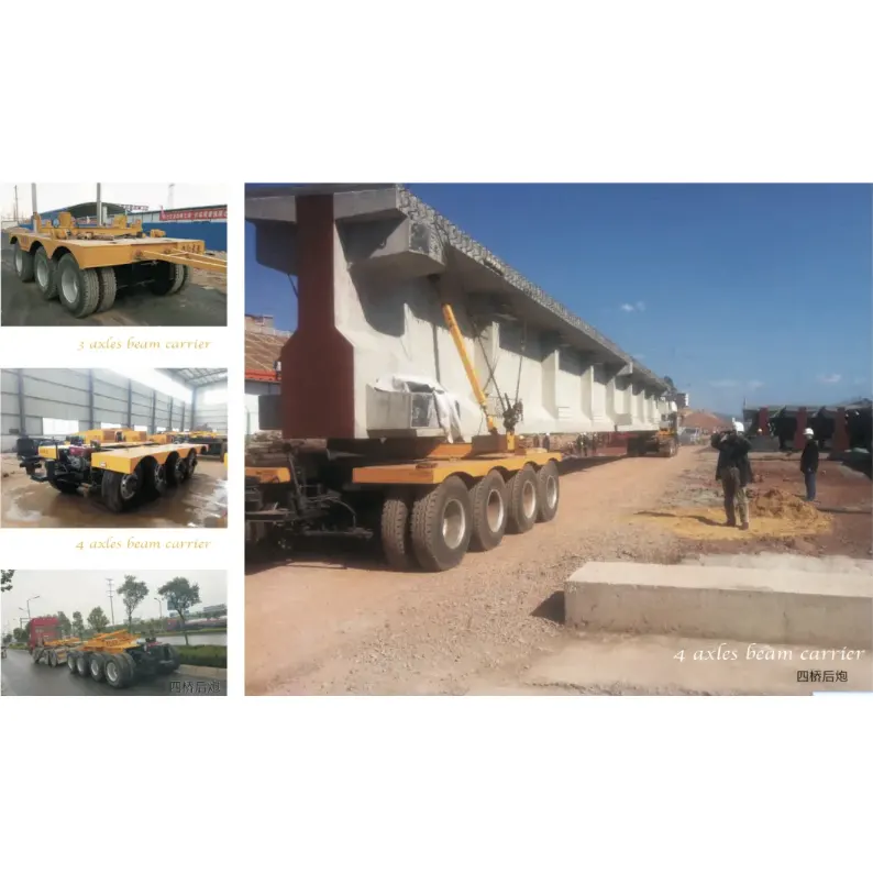 12.4m 3-trailed flatbed flatbed semi semi semi semi
