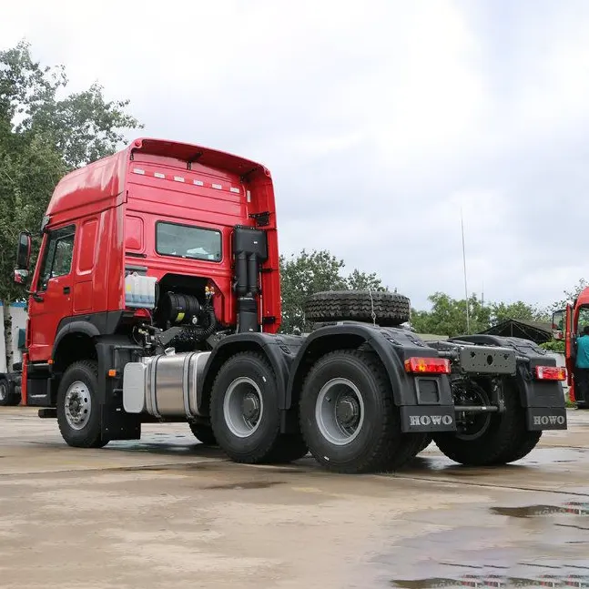 Sinotruk Howo 10 Wheelers 6*4 ລົດໄຖນາລົດບັນທຸກ Euro 2 Euro 4 371hp 380hp 420hp